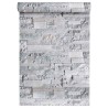 Papier peint en pierre 3D Gris 10 x 0,53 m Tissu non tissé 633101633101