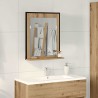 Miroir chêne artisanal 50 x 12 x 60 cm Verre et Bois Ingénierie 633103633103