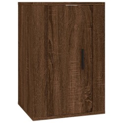 Meuble TV mural Chêne marron 40x34,5x60 cm 633105633105