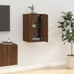 Meuble TV mural Chêne marron 40x34,5x60 cm 633105633105