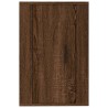 Meuble TV mural Chêne marron 40x34,5x60 cm 633105633105