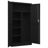 Armoire à casiers Noir 90x40x180 cm Acier 633106633106