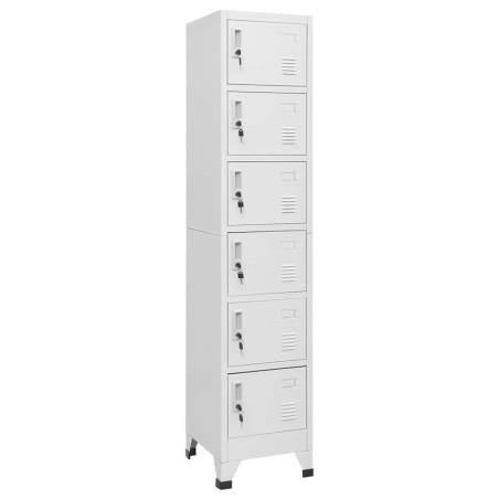 Armoire à casiers Gris clair 38x40x180 cm Acier 633107633107
