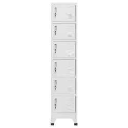 Armoire à casiers Gris clair 38x40x180 cm Acier 633107633107