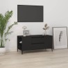 Meuble TV Noir 102x44,5x50 cm Bois d'ingénierie 633111633111