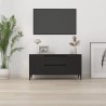 Meuble TV Noir 102x44,5x50 cm Bois d'ingénierie 633111633111