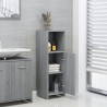 Armoire de bain Sonoma gris 30x30x95 cm Bois d'ingénierie 633114633114