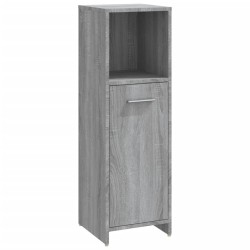 Armoire de bain Sonoma gris 30x30x95 cm Bois d'ingénierie 633114633114