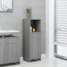 Armoire de bain Sonoma gris 30x30x95 cm Bois d'ingénierie 633114633114