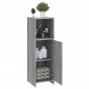 Armoire de bain Sonoma gris 30x30x95 cm Bois d'ingénierie 633114633114