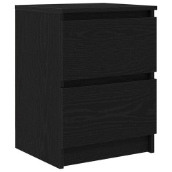 Meuble TV noir 40x35x54 cm bois d'ingénierie 633125633125