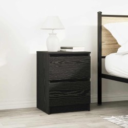 Meuble TV noir 40x35x54 cm bois d'ingénierie 633125633125