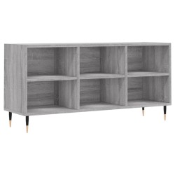 Meuble TV sonoma gris 103,5x30x50 cm bois d'ingénierie 633126633126