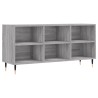 Meuble TV sonoma gris 103,5x30x50 cm bois d'ingénierie 633126633126