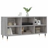 Meuble TV sonoma gris 103,5x30x50 cm bois d'ingénierie 633126633126
