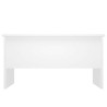 Table basse blanc 80x50x42,5 cm bois d'ingénierie 633127633127
