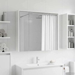 Armoire Miroir de Salle de Bain Blanc 73,5 x 16 x 62,5 cm 633130633130