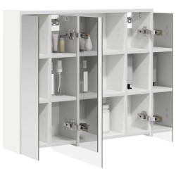 Armoire Miroir de Salle de Bain Blanc 73,5 x 16 x 62,5 cm 633130633130