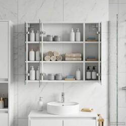 Armoire Miroir de Salle de Bain Blanc 73,5 x 16 x 62,5 cm 633130633130