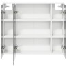 Armoire Miroir de Salle de Bain Blanc 73,5 x 16 x 62,5 cm 633130633130