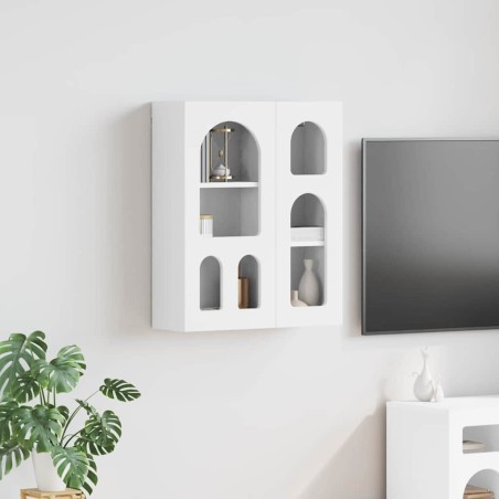 Armoire suspendue avec étagère ELST Blanc 59 x 20 x 71,5 cm 633132633132