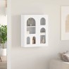 Armoire suspendue avec étagère ELST Blanc 59 x 20 x 71,5 cm 633132633132