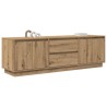 Meuble TV avec éclairages LED chêne artisanal 160,5x41x50 cm 633133633133