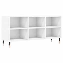 Meuble TV blanc 103,5x30x50 cm bois d'ingénierie 633134633134