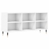 Meuble TV blanc 103,5x30x50 cm bois d'ingénierie 633134633134