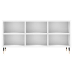 Meuble TV blanc 103,5x30x50 cm bois d'ingénierie 633134633134