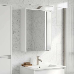 Armoire Miroir de Salle de Bain Blanc 43 x 16 x 62.5 cm 633137633137