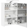 Armoire Miroir de Salle de Bain Blanc 43 x 16 x 62.5 cm 633137633137