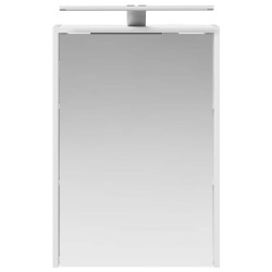 Armoire Miroir de Salle de Bain Blanc 43 x 16 x 62.5 cm 633137633137