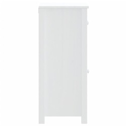 Armoire de salle de bain BERG blanc 40x34x80 cm pin massif 633140633140
