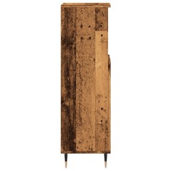 Armoire de salle de bain vieux bois 30x30x100cm bois ingénierie 633141633141