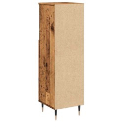 Armoire de salle de bain vieux bois 30x30x100cm bois ingénierie 633141633141