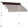 Auvent rétractable manuel Marron 300 cm 633143633143
