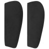 Tête de lit avec oreilles Noir 203x23x78/88 cm Velours 633152633152