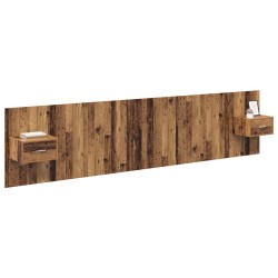 Tête de lit avec armoire 3 pcs Bois Ancien Bois d'ingénierie 633153633153