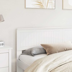 Tête de lit Blanc Bois d'ingénierie 633160633160