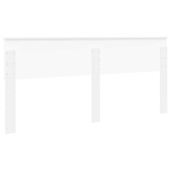 Tête de lit Blanc Bois d'ingénierie 633160633160