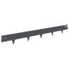 Bordure de Pelouse 10 pcs 100 x 12 cm Acier Anthracite 633184633184