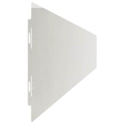 Bordure de Pelouse 50 pcs 10 x 103 cm Acier inoxydable Argenté 633190633190