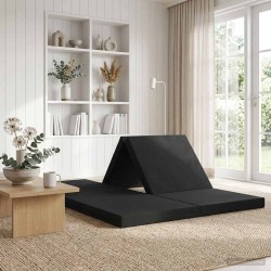 Canapé-lit pliable 140 x 67 x 45 cm Noir 633196633196
