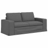 Canapé Gris foncé 182 x 80 x 82 cm tissu 633197633197