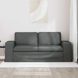 Canapé Gris foncé 182 x 80 x 82 cm tissu 633197633197