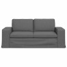 Canapé Gris foncé 182 x 80 x 82 cm tissu 633197633197