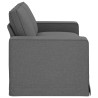 Canapé Gris foncé 182 x 80 x 82 cm tissu 633197633197