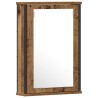 Ensemble de mobilier de salle de bain avec étagère 2 pcs Marron 633223633223