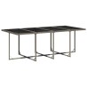 Ensemble à manger de jardin coussins 13 pcs gris résine tressée 633236633236